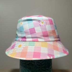 Colorful Checkered Kids Bucket Hat